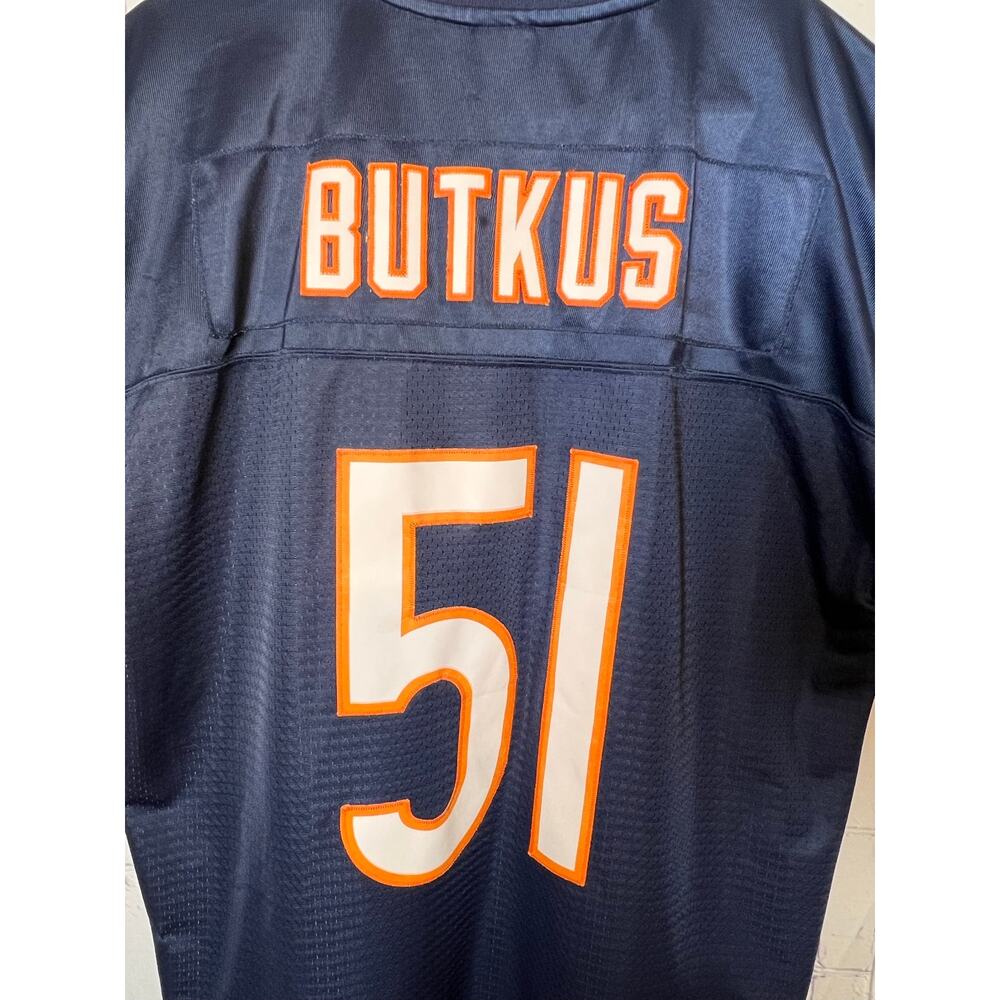 Reebok Chicago Bear Dick Butkus #51 Jersey Men XL NFL Gridiron Classic Throwback - Picture 3 of 8